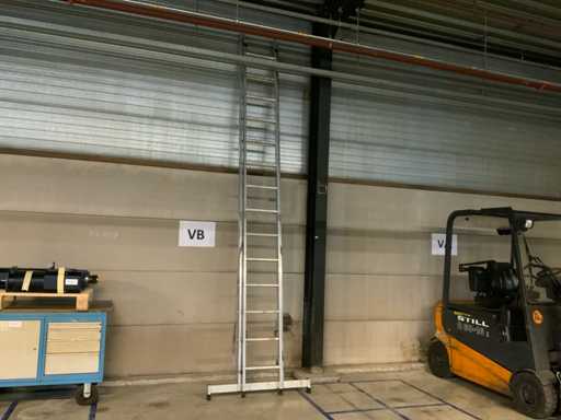 Günzburger 31228 2X14 Échelle en aluminium 2 pièces