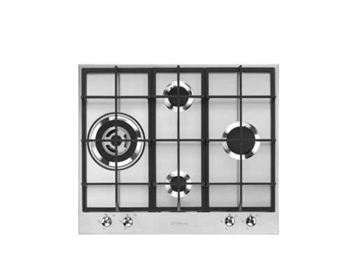 Smeg Classic PX364LDE kookplaat Roestvrijstaal Ingebouwd 60 cm Gaskookplaat 4 zone(s)