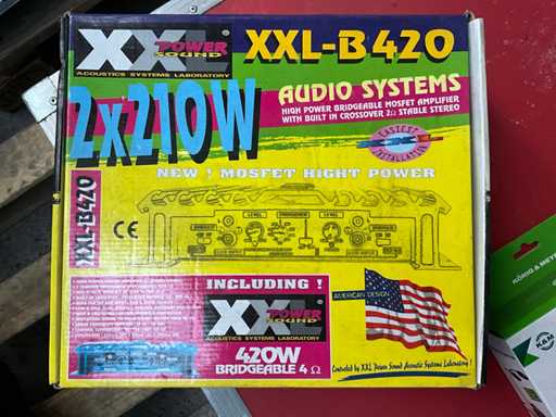 XXL B420 2x210W Car Mosfet Amplifier