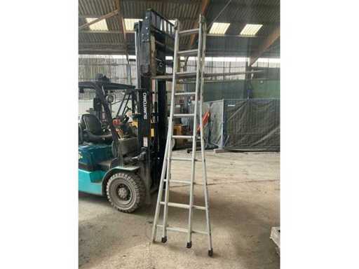 Tubesca 2x10 échelle coulissante en deux parties