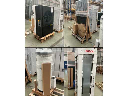 Heat pump with solar thermal (Full Electric Bosch Large - REF: 4003060)