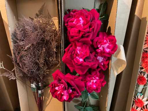 Silka Lot de fleurs artificielles