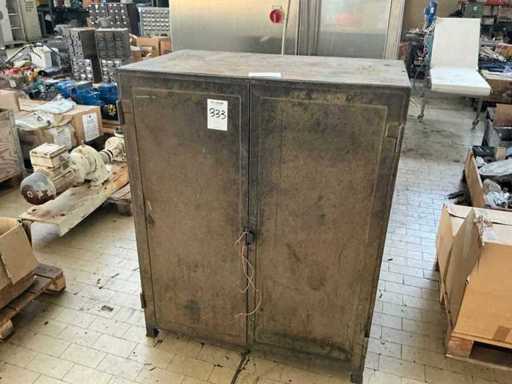 Locker with contents