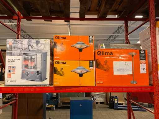 Chauffage sur la terrasse, divers (5 fois)