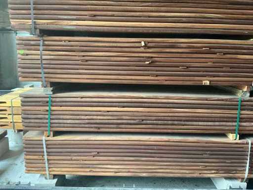 Geschaafde Okan plank (128x)
