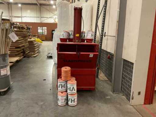 1997 Slabopress 9060 Waste compactor with bundling device