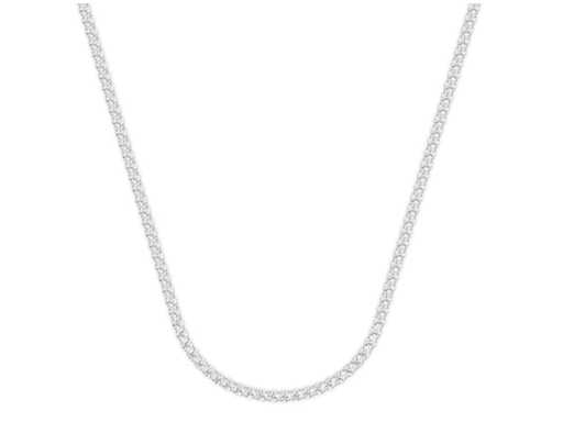 Catena da tennis in oro bianco 18 carati con diamante da 9,25 ct - (certificato HRD)
