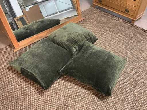 Perne decorative verzi (3x)