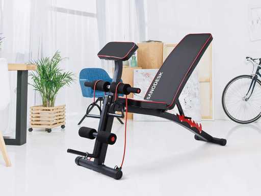 Dumbbell bank Multi-hoek verstelbare gewichtsbank, 150kg gewicht, zwart