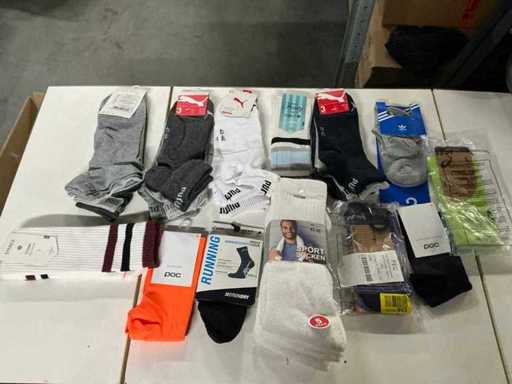 Partij diverse sokken o.a Puma/Asics/Poc/etc (47x)