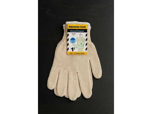 Rękawice robocze rozmiar L - para (2000x)