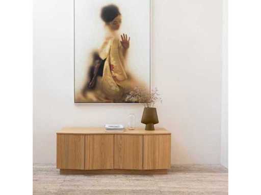 WOOOD Zuma TV meubles en chêne transparent