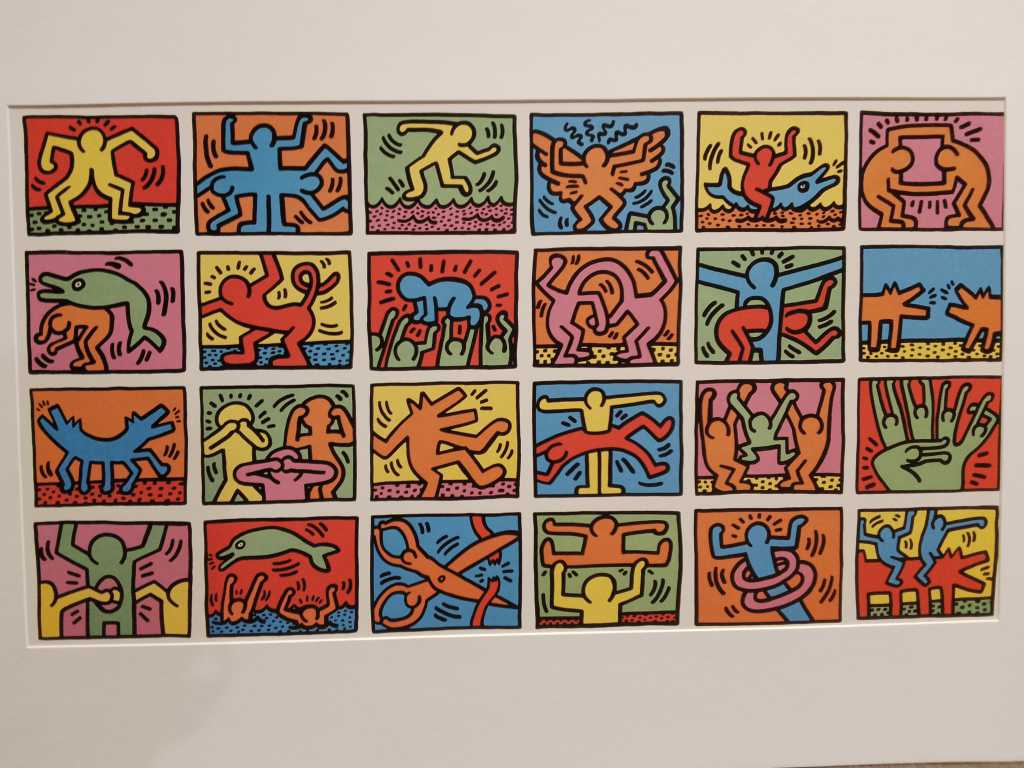 Keith Haring "retrospect 1989"