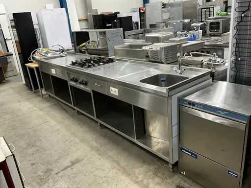 Stainless steel frying wall