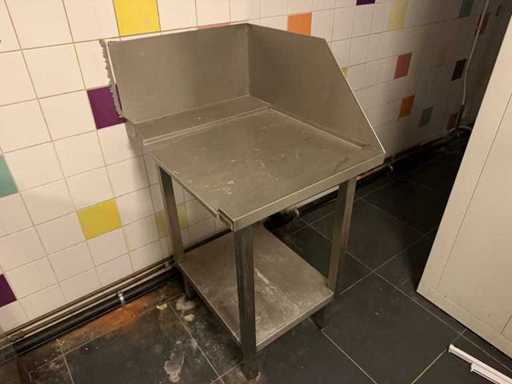 Table de décharge en acier inoxydable