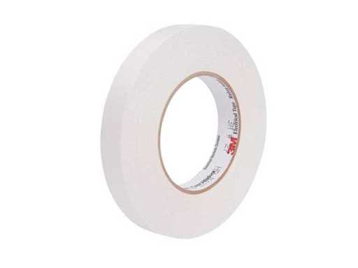 3M Insulating glass fabric tape 27, White, 12 mm x 55 m x 0.18 mm (38x)