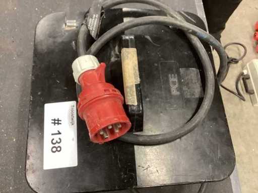 16 A CEE auf Schuko - Stromverteilerpilz - Verteilerkasten