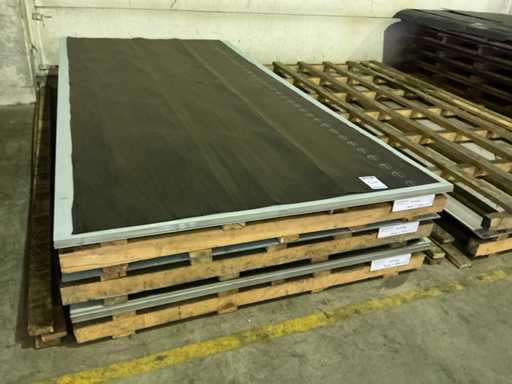 Batch of various metal sheet material