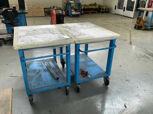 Carrello da officina 700x1000 mm (2x)