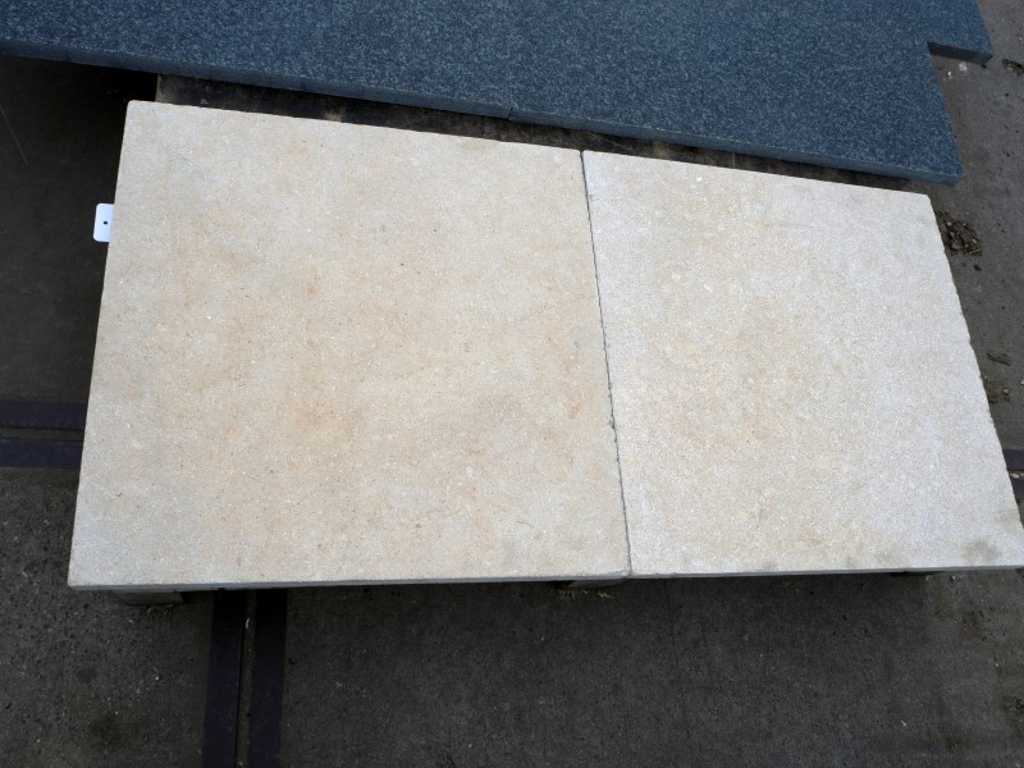 Natural stone tiles 19,3m²