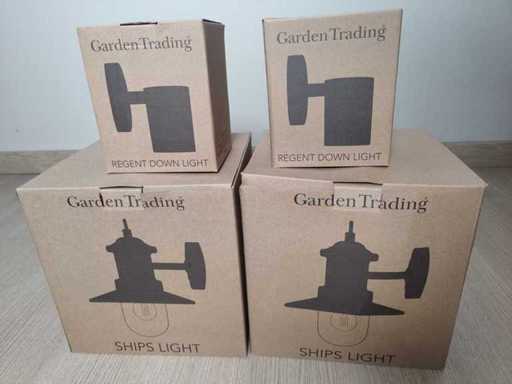 Éclairage mural de jardin (2x) - Spots (2x)