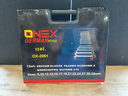 2025 Onex German Style OX-2061 Steek- en ringsleutel