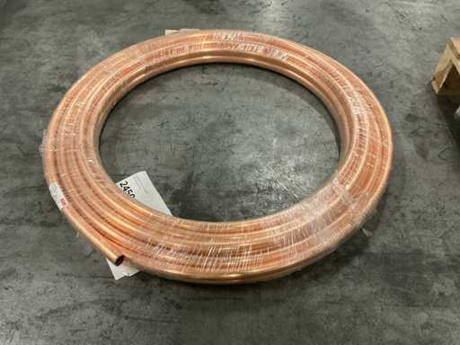 Tube en cuivre rouge recuit Sanco 22mm | Rouleau 25mtr