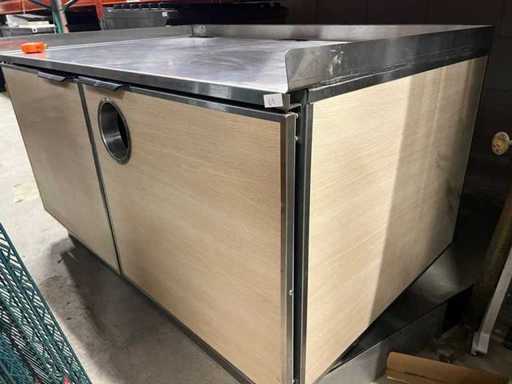 Stainless steel storage cabinet 106cm