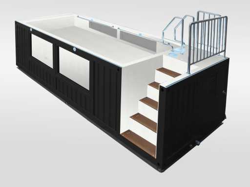 2025 IntoRelax Spa Czarno-bia?y 580x240x180 cm Basen