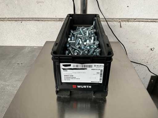 Würth 12,32 kg Vite cilindrica M10 x 50 in scatola impilabile