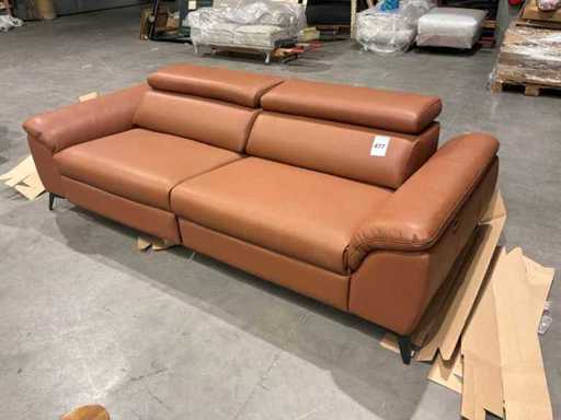 Canapé 3 places avec fauteuil inclinable électrique