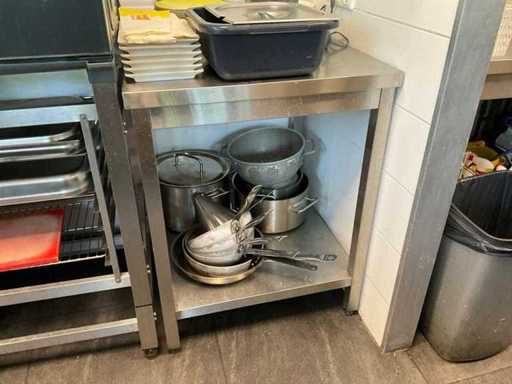 70x70cm RVS werktafel