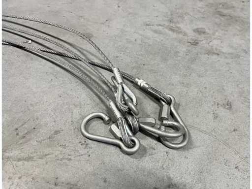 Safety, 1,5-2,0m, schiacciati, con closer (4x)