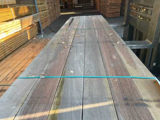 Gehobelte Ipé Dielen 3350x145x21mm (18x)