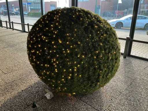 Dennetak Rond Kunstof Kerst bol met ledverlichting