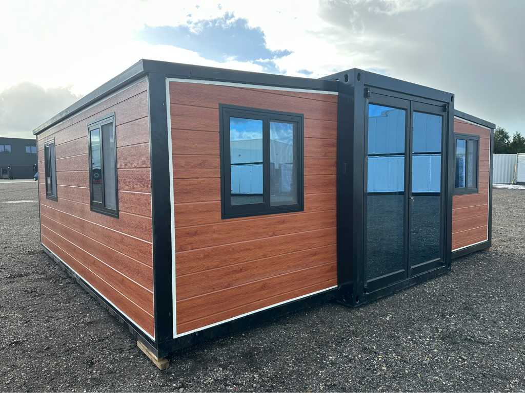 Mały domek / górska chata Kompletny drewniany projekt Deluxe
