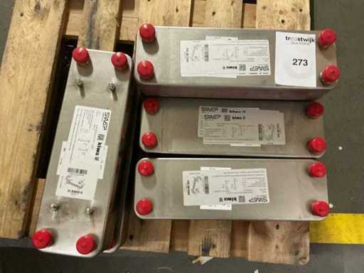 Swep Kiwi Bdw16dwhx40/1p-sc-s 4x3/4” Warmte wisselaar (9x)