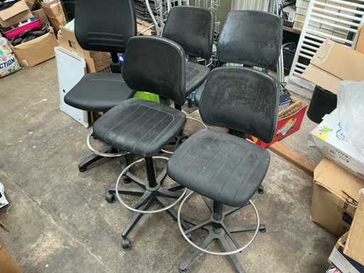 Molte sedie da ufficio varie 5 volte