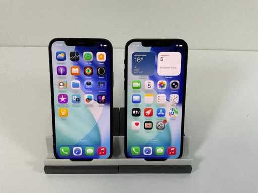 Apple iPhone 12 - 64 GB - Black (2x)