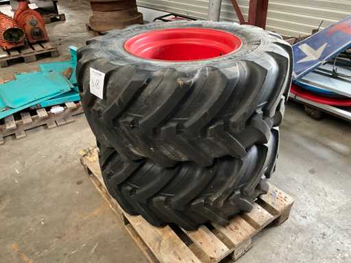 Michelin Tire with rim (2x)