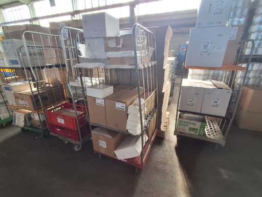   Trolley with packaging material