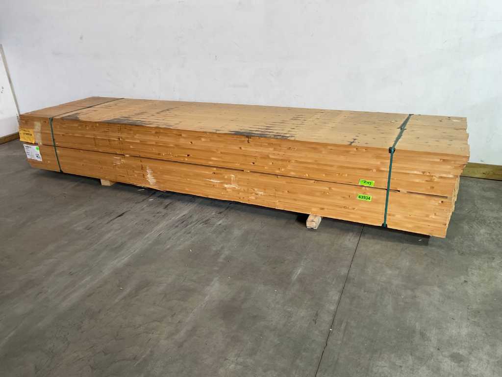 Spruce slat 390x7x1.8 cm (150x)
