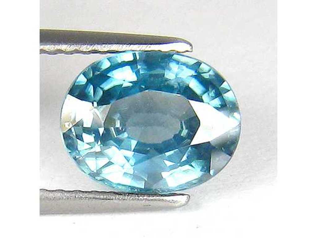 Zircon naturel (bleu) 2,96 carats
