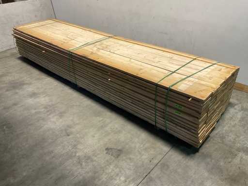 Panneau d’échafaudage en épicéa 500x19,5x3 cm (96x)