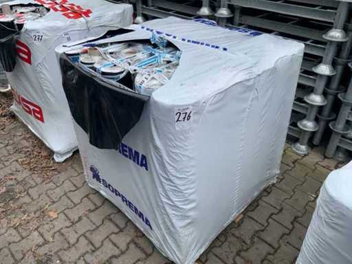 feutre de toiture en palette