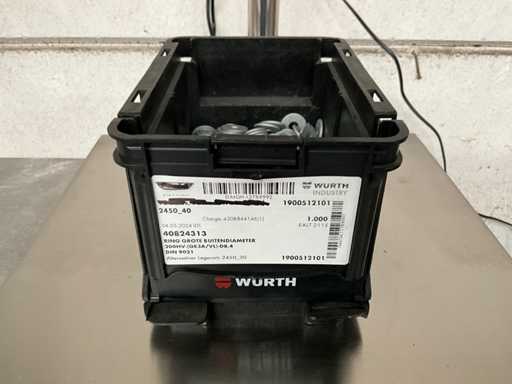 Würth 4.98 kg Ring large outer diameter in stackable container