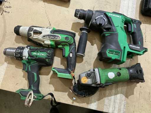 Hitachi/Hikoki Verschiedene akkulose Werkzeuge (4x)