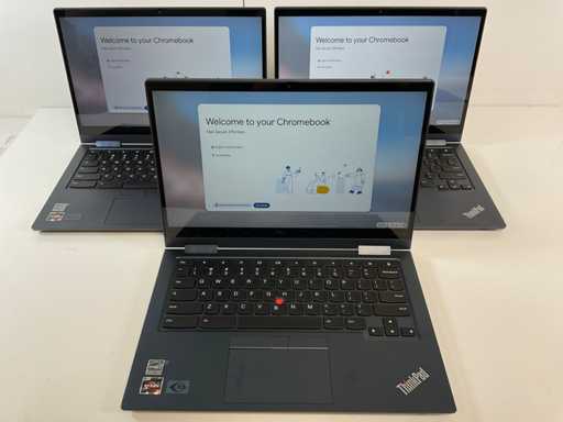 Lenovo ThinkPad C13 Yoga Gen 1 13.3", AMD Ryzen 5, 8 GB RAM, 128 GB SSD ChromeBooks (3x)