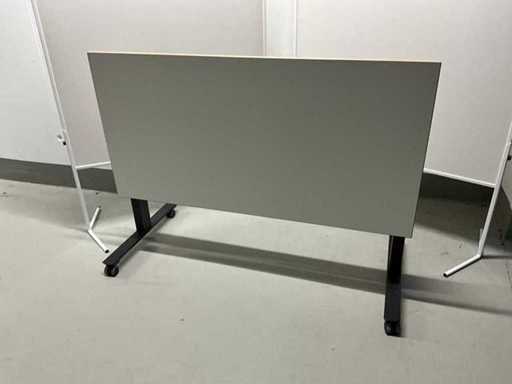 PALMBERG Einklappbarer Bürotisch, rollbar