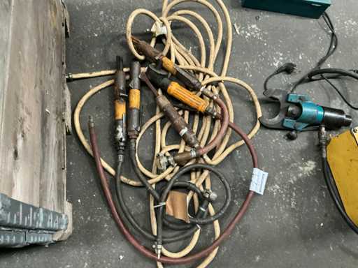 diverse pneumatische gereedschappen (5x)